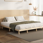 Bed Frame Double/Queen/Single/King Size Wooden Bed Base