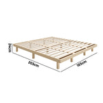 Bed Frame Double/Queen/Single/King Size Wooden Bed Base