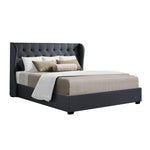 King Size Gas Lift Bed Frame - Charcoal
