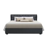 King Size Gas Lift Bed Frame - Charcoal
