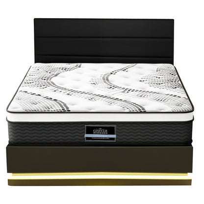 Queen Bed Frame With RGB LED 190x137cm