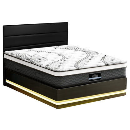 Queen Bed Frame With RGB LED 190x137cm
