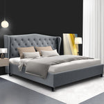 Bed Frame King Size Grey Pier