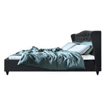 Bed Frame Queen Size Charcoal Pier