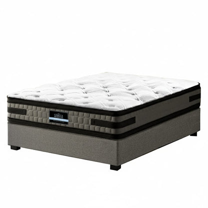 King Single Bed Frame Storage Grey 203x107cm