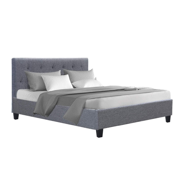  Bed Frame Double Size Grey Vanke