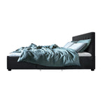 Bed Frame King Size With 4 Drawers Charcoal Avio