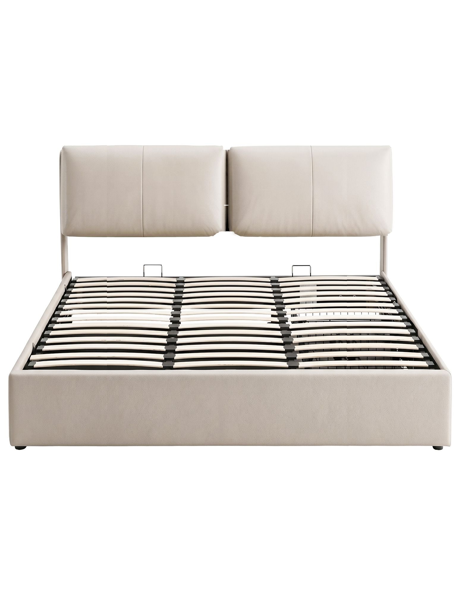 King Bed Frame Gas Lift Storage Drawers | HomeAndLiving - 2