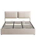 King Bed Frame Gas Lift Storage Drawers | HomeAndLiving