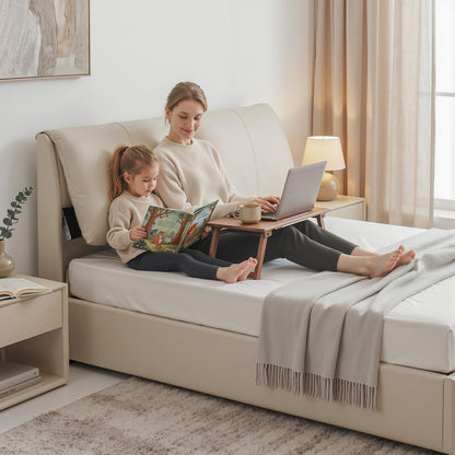 King Bed Frame Gas Lift Storage Drawers | HomeAndLiving - 10