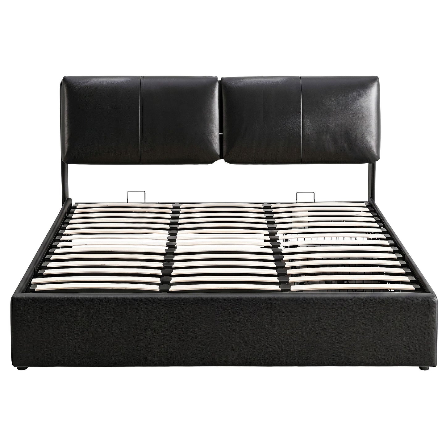 King Bed Frame Gas Lift Storage Drawers | HomeAndLiving - 4