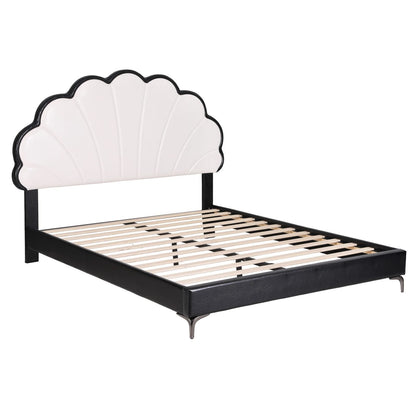 Double Bed Frame Adjustable Headboard 201x144cm