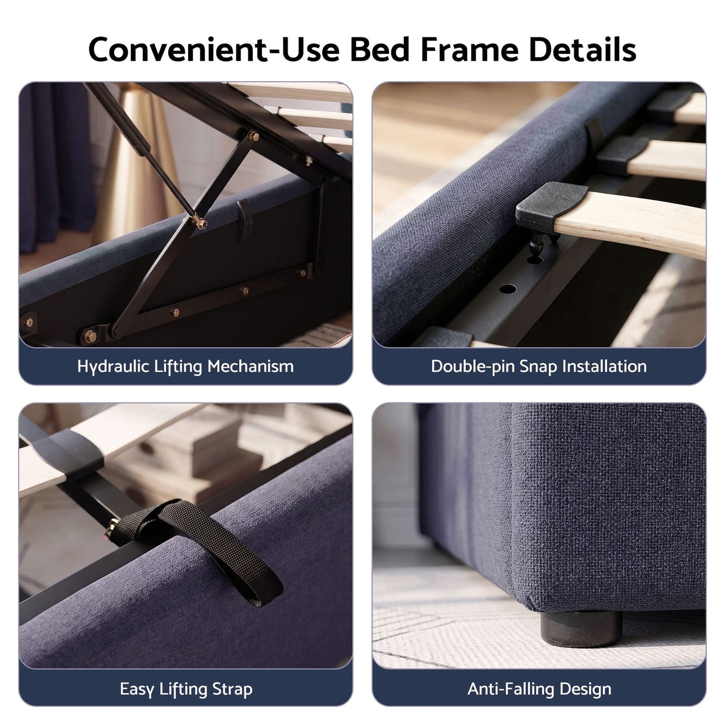 Queen Bed Frame With Storage
