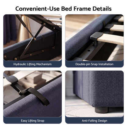 Queen Bed Frame With Storage