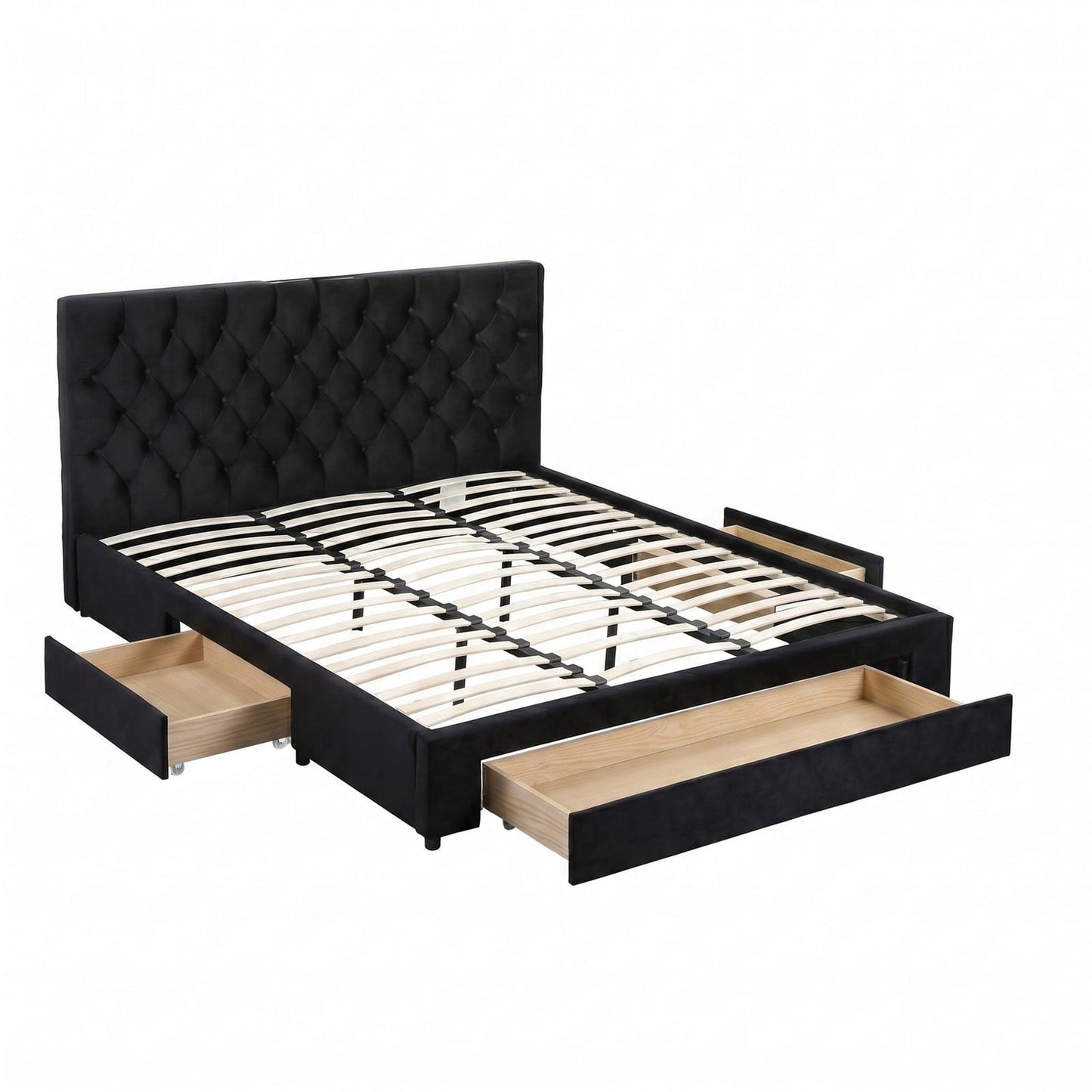 King Bed Frame Storage 2x3cm