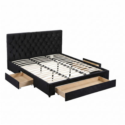 King Bed Frame Storage 2x3cm