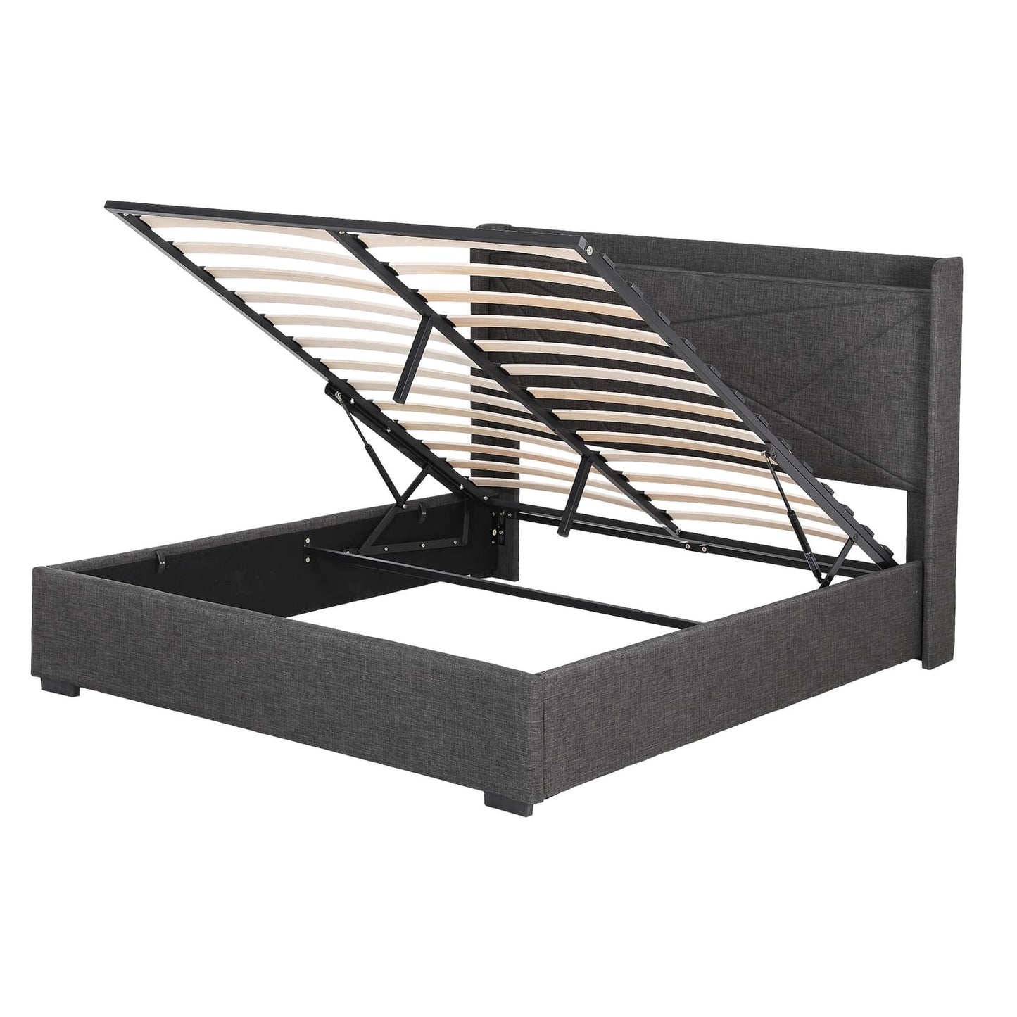 Double Bed Frame Storage 2x3cm
