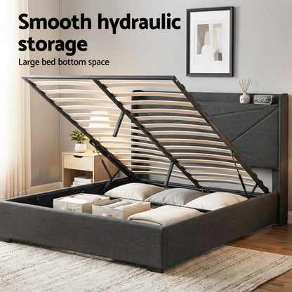 Double Bed Frame Storage 2x3cm
