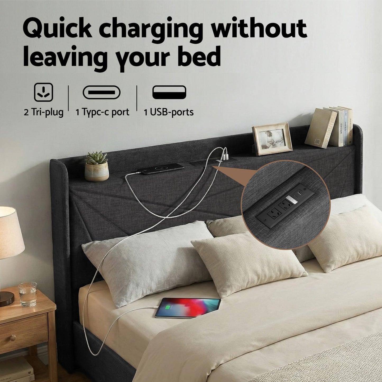 King Bed Frame Storage