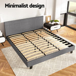 Bed Frame King/Queen Size Grey NEO