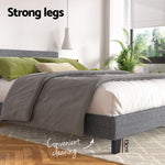 Bed Frame King/Queen Size Grey NEO
