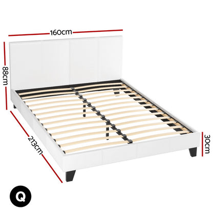 Bed Frame King Size Grey NEO