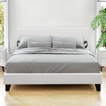 Bed Frame King/Queen Size Grey NEO