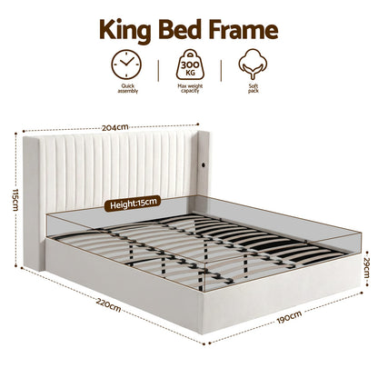 King Bed Frame With Storage