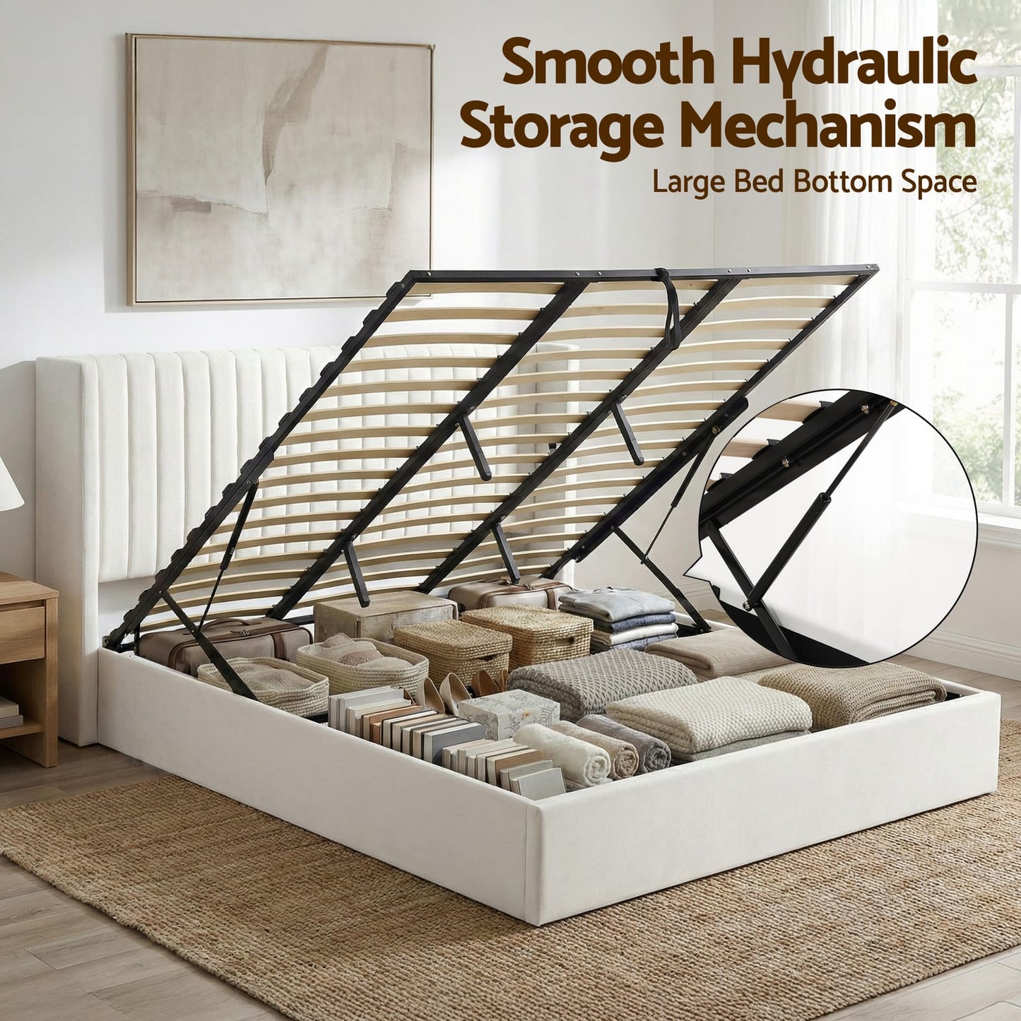 King Bed Frame With Storage