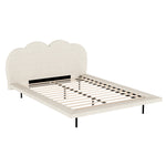 Bed Frame Queen/Single Size Boucle Beige