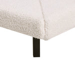 Bed Frame Queen/Single Size Boucle Beige