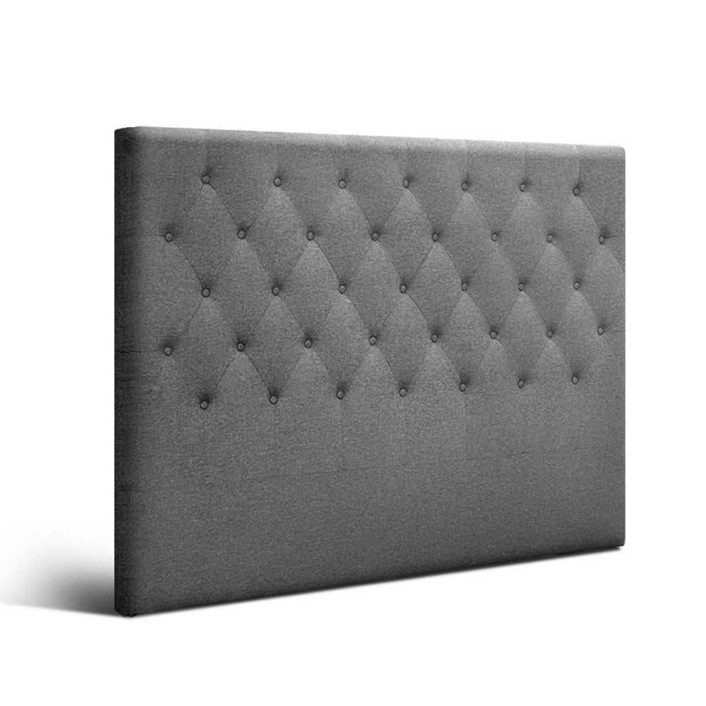 Bed Head Headboard Queen Size Fabric - CAPPI Grey