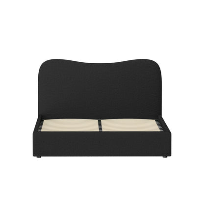 Bed Frame King Single Size Boucle DARA