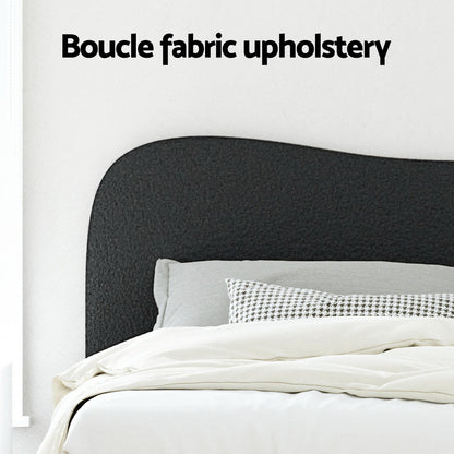 Bed Frame Queen Size Boucle DARA