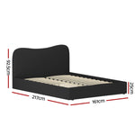 Elegant Bed Frame All Double/King/Single/Queen Boucle