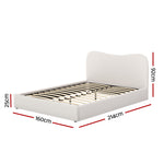 Double/King/Queen/Single Boucle Bed Frame