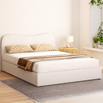 Double/King/Queen/Single Boucle Bed Frame