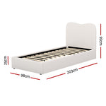 Double/King/Queen/Single Boucle Bed Frame