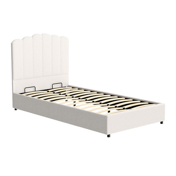  Elegant Double/King/Queen/Single Boucle Bed Frame