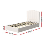 Elegant Double/King/Queen/Single Boucle Bed Frame