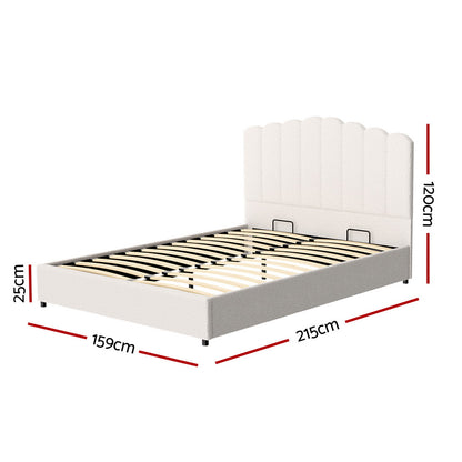 Elegant Double/King/Queen/Single Boucle Bed Frame