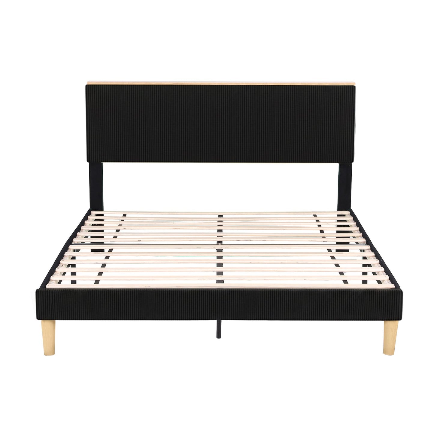 King Bed Frame Adjustable Headboard