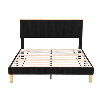 King Bed Frame Adjustable Headboard