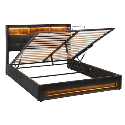 Double Bed Frame With Storage 2x3cm