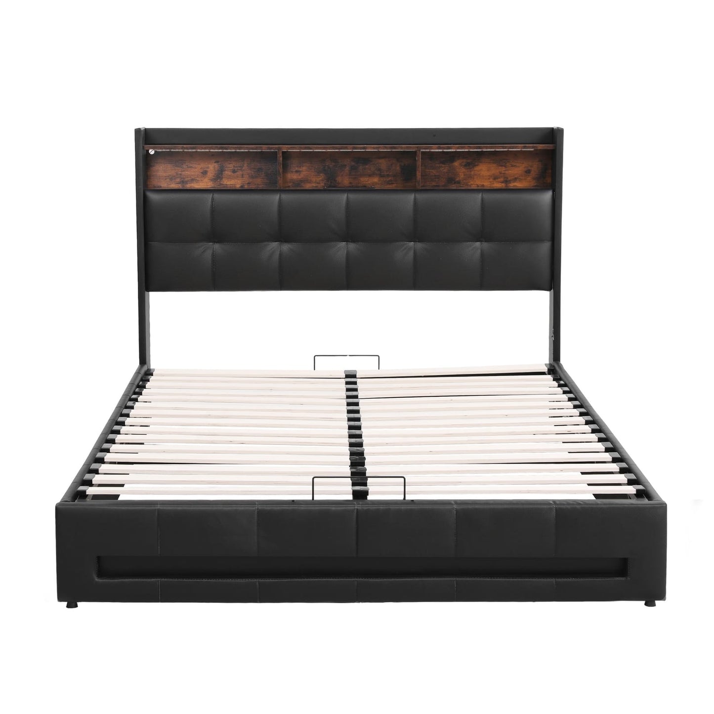 Double Bed Frame With Storage 2x3cm