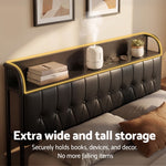 Queen Bed Frame Storage Headboard USB Charging | HomeAndLivi