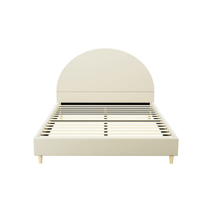 Double/Queen/Single/King Bed Frame Arched-Cream