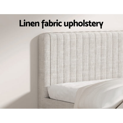 Queen Bed Frame Mattress Set 222.5x165x104cm