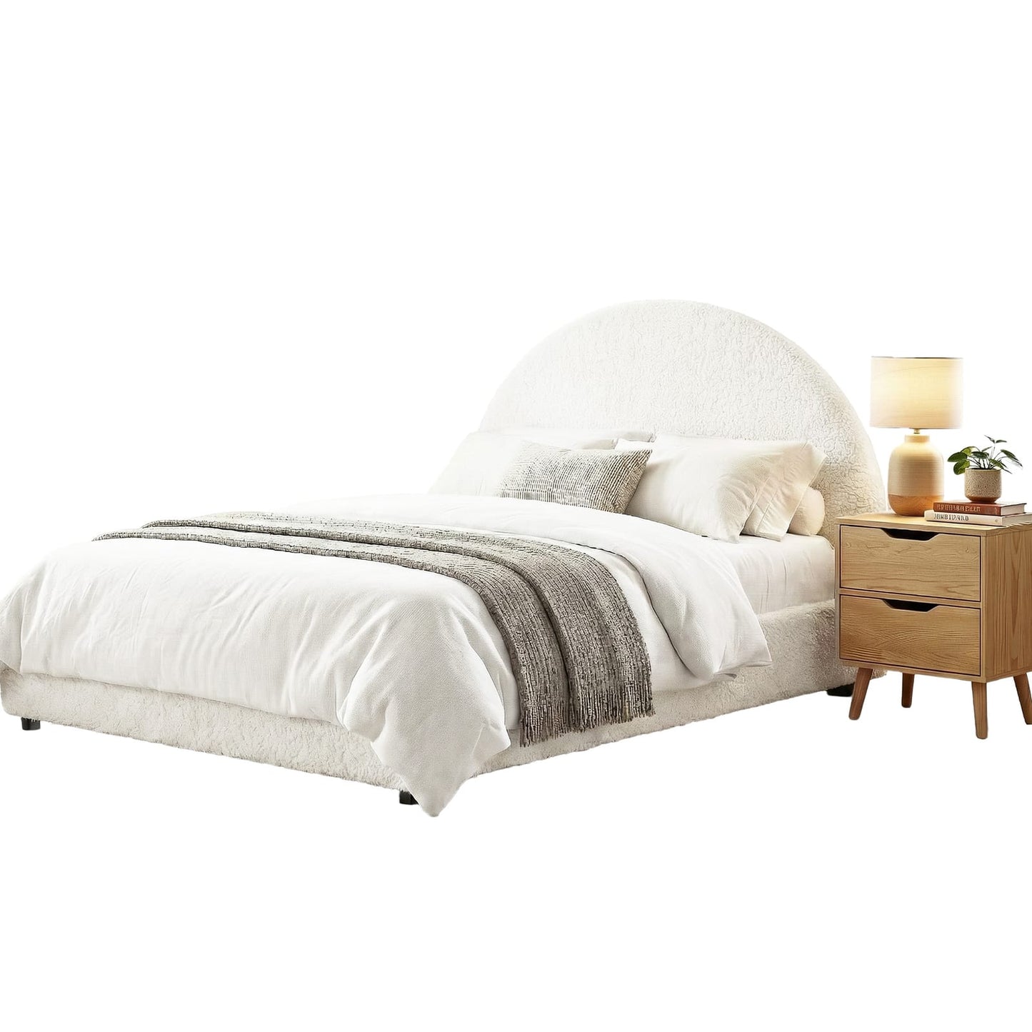 Queen Bed Frame Storage 216x160x99cm