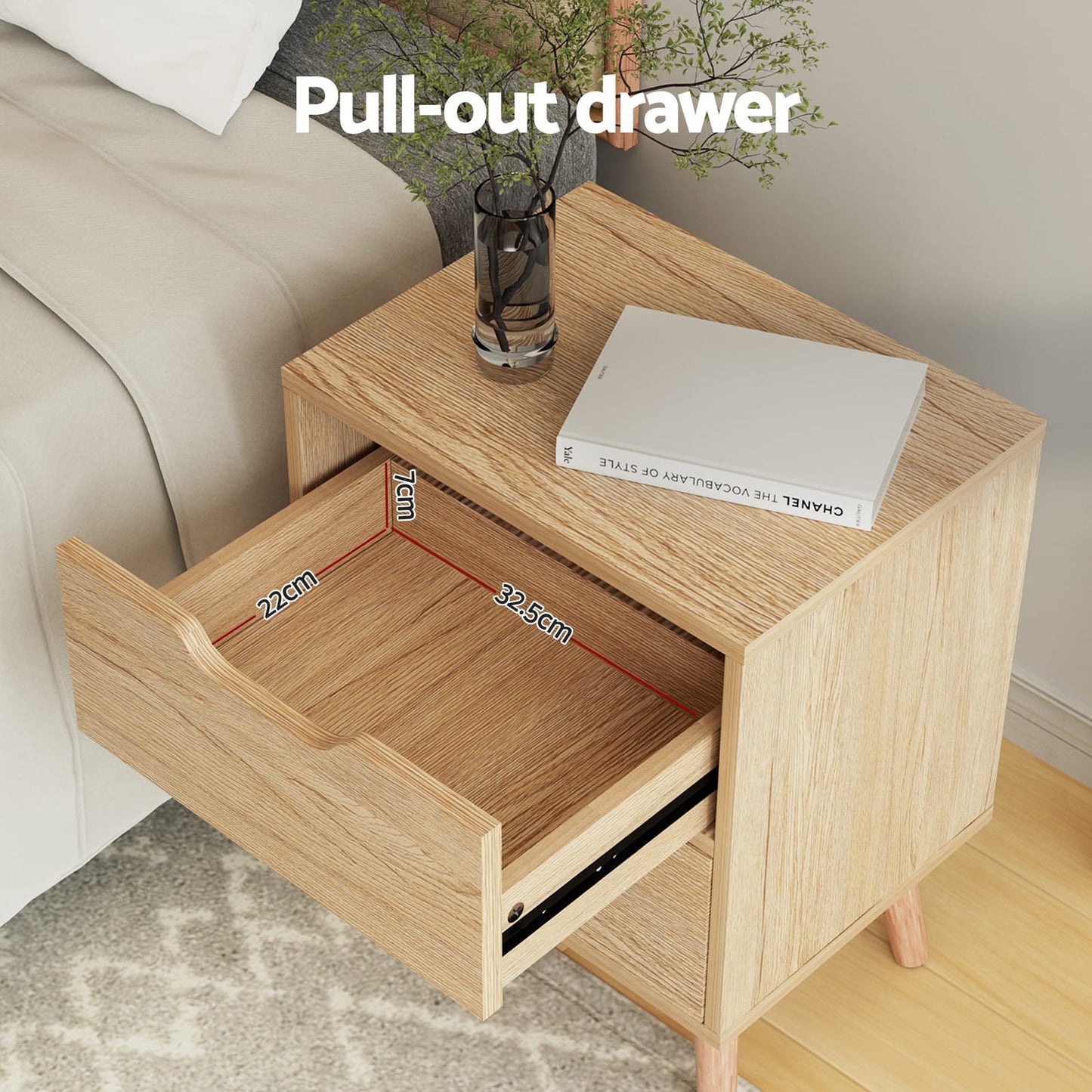 Queen Bed Frame Storage 216x160x99cm